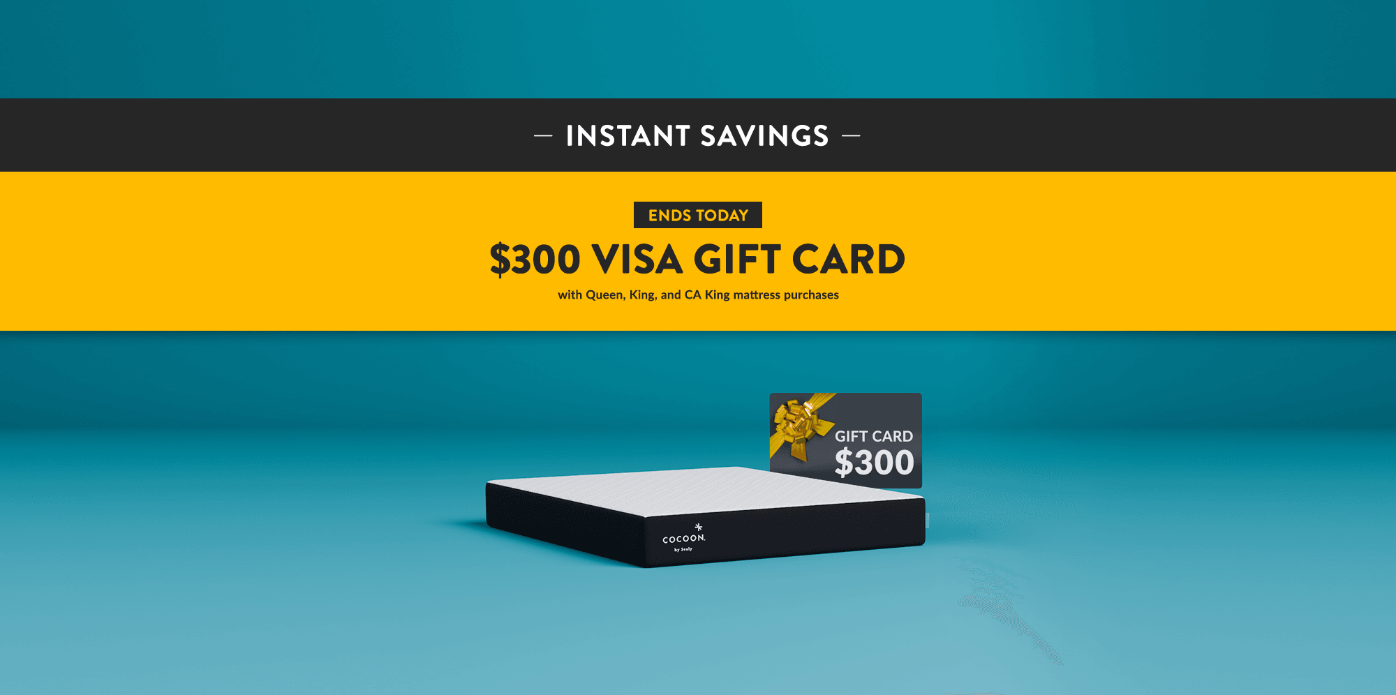 $300 Visa With Select Sizes - Ends Today - Desktop