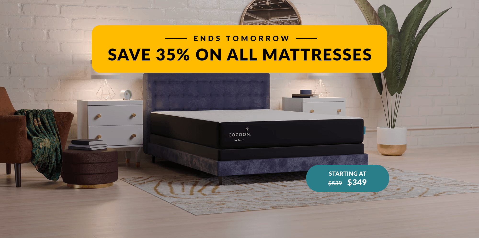 Save 35% Ends Tomorrow on Cocoon Chill Mattress