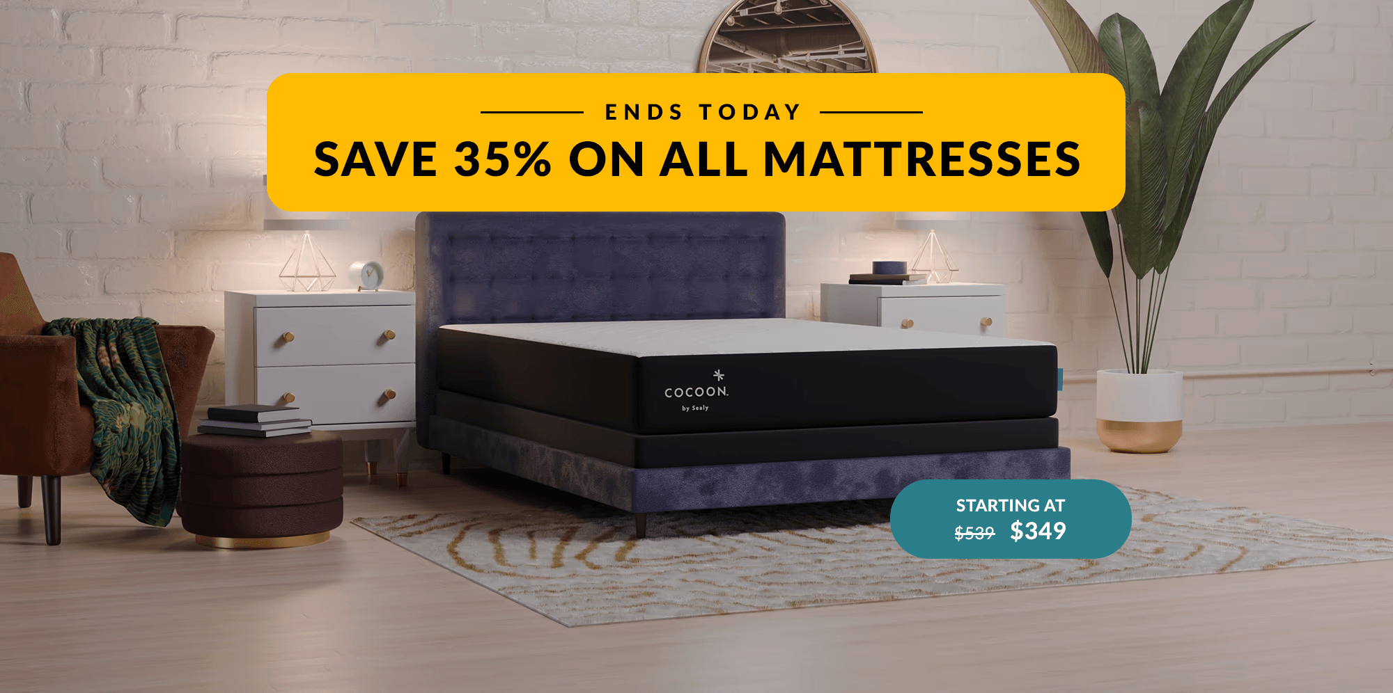 Save 35% Ends Today on Cocoon Chill Mattress
